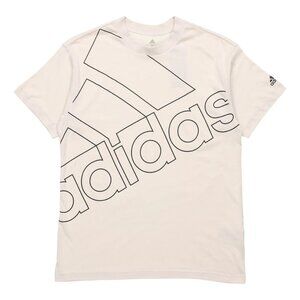Adidas Boxy Fit Short Sleeve T-Shirt Large Sporty Athletic Gym Workout Casual